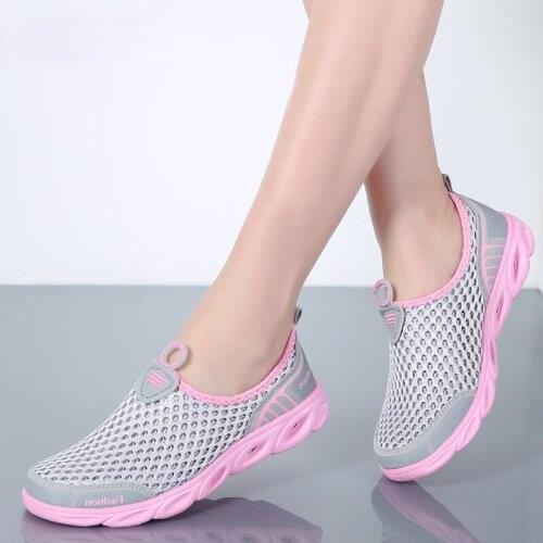 2020 Summer Casual Shoes Woman Slip-On Platform Flats Female Breathable Zapatillas Slipony Women Shoes Zapatillas Mujer
