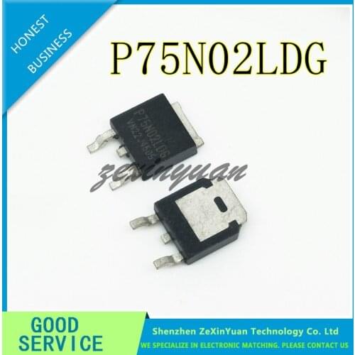 50PCS-500PCS P75N02LDG TO-252 P75N02 TO252 Best quality In Stock