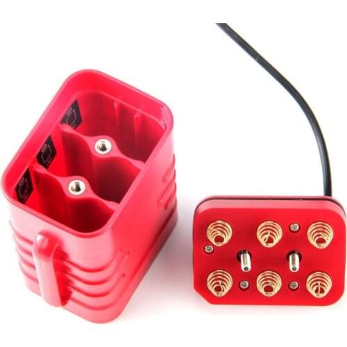 DIY 6x 18650 Battery Storage Case Box USB 12V Power Supply for Phone LED Router 270B