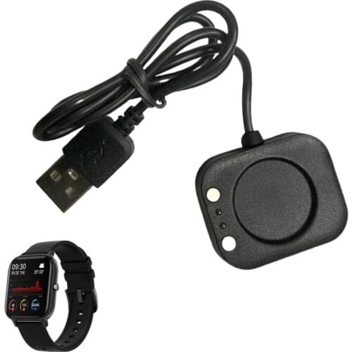 Smartwatch Dock Charger Adapter USB Charging Cable Charge Wire for SITLOS SQR Hembeer LIGE SENBONO Colmi P8/P8 SE/Pro Watch