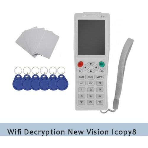New ICOPY8 Full Encryption Wifi Decoding RFID Access Control Card Reader NFC Card Writer Smart Chip Card Duplicator Copier