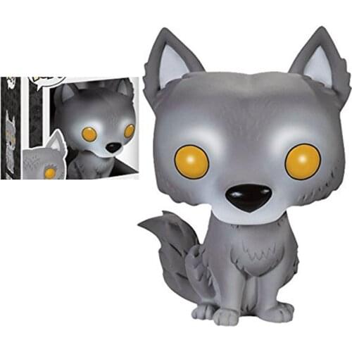 FUNKO Game of Thrones Grey Wind 23# Jon Snows Wolf Ghost 19# 76# Vinyl Figure Doll PVC Action Figure Model Toys for Children