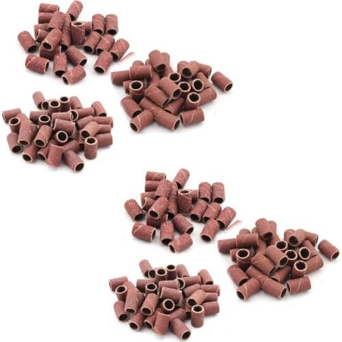 OPHIR 100pcs 180" Electric Nail Drill Machine Sanding Band Medium Coarse Nail Art Accessories Nail Tools _KD167