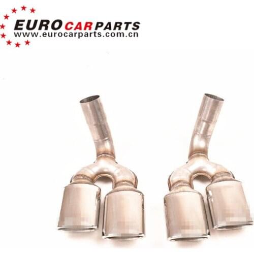 G class w463 stainless steel four pipes with AM logo exhuast muffler tips for G65 G63 G500 G400 G350 muffler pipe