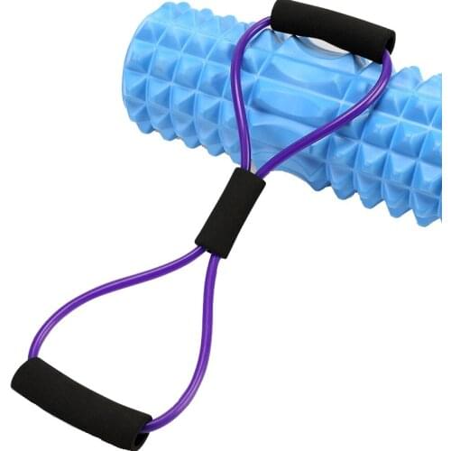 Hot Yoga Gym Fitness Resistance 8 Word Chest Expander Rope Workout Muscle Trainning Rubber Elastic Bands For Sports Exercise