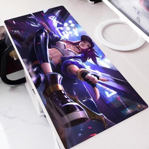 Gaming LOL KDA ALL OUT Pad Mouse Xxl Mause Gamer Mat Rug Pads Anime Carpet Cute Mats Large Keyboard Kawaii Accessories Hot Desk