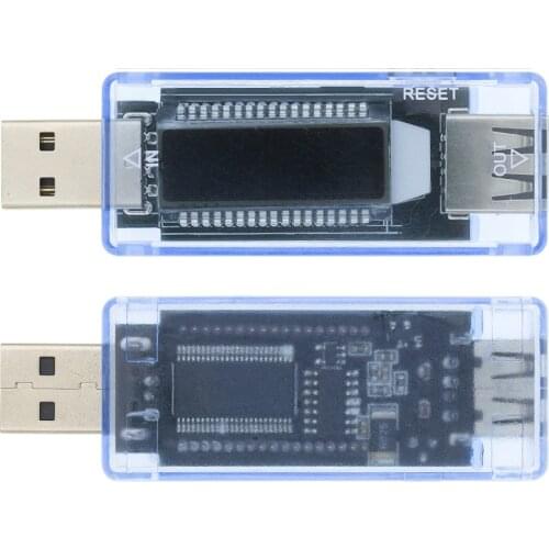 USB Tester Current Voltage Charger Capacity Tester Volt Current Voltage Meter Time Display Mobile Power Detector Battery Test