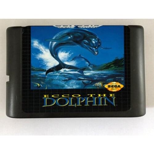 Ecco The Dolphin Game Cartridge Newest 16 bit Game Card For Sega Mega Drive / Genesis System