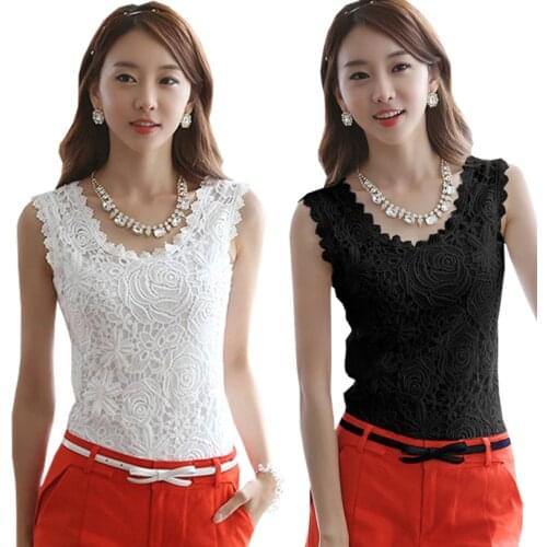 LJCUIYAO Sleeveless Blouses