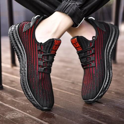 Loafers Youth Vulcanize Shoes 2020 Mesh Breathabl Slip On Outdoor Hiking Shoe Soft Walking Men Flats Sneakers Male Running Shoes