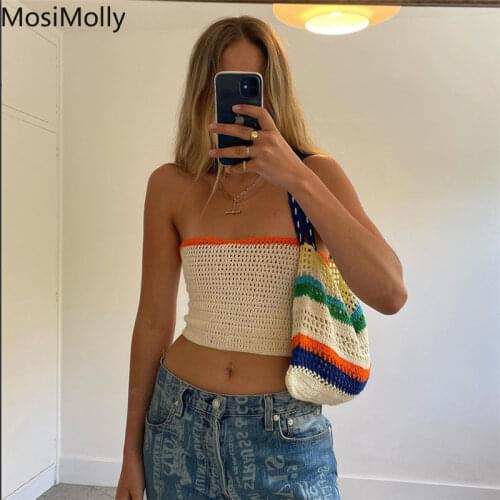 Женские трикотажные майки Mosimolly China At AliExpress