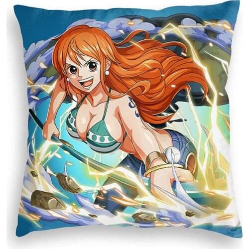 Fall Decorations Lywucceean One Piece Nami Pillow Case Covers Anime Bedroom Decor Anime Body Pillow Pillow Cases Home Decor