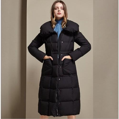 90% White Duck Down Jacket Women Winter Feather Coat Thicken Warm Female long Down Puffer Jackets Parka Brand Snow Outerwear red