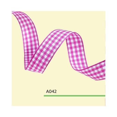 7/8" inch 22mm Scottish Gingham Ribbon For Hair Bow