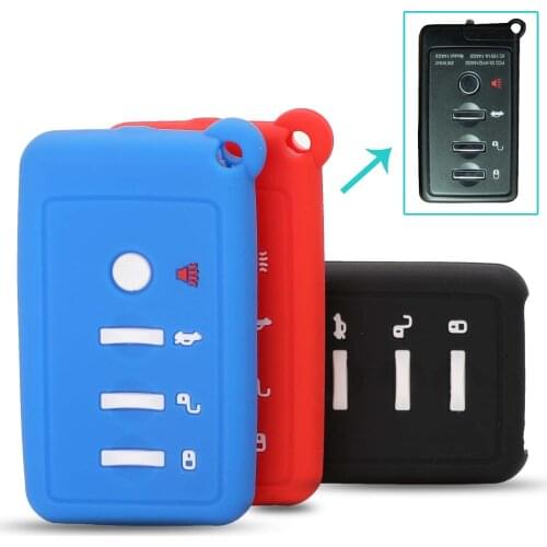 Bilchave 4 Buttons Silicone Remote Car Key Case Cover Shell Fob For SUBARU Forester Impreza Legacy XV Smart Car-Styling
