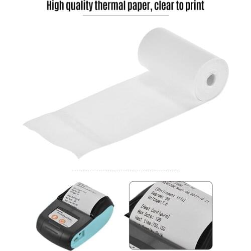 Thermal Receipt Paper Roll 57*30mm (2.17*1.18in) Bill Ticket Printing for Cash Register POS Receipt Printer, 6 Rolls