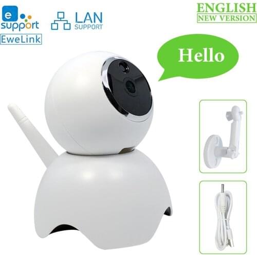 EWeLink Smart 1080P HD WiFi IP Camera with Pan-Tilt Zoom Two Way Audio Baby Care forAmazon Alexa Google Home Voice Video Control
