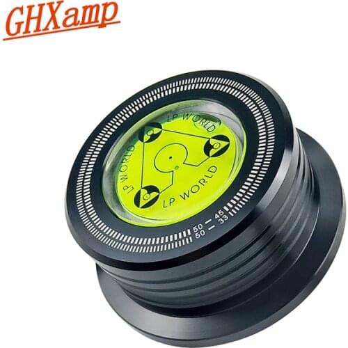 LP Vinyl Record With Level Meter Speed Measurement Function Suppress Phonograph Disc Turntable Stabilizer 50/60HZ CNC Aluminum