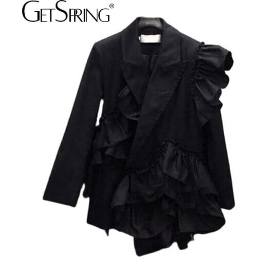 YuerWang Women Coat Blazer Bow Bandage Suit Blazer Long Sleeve Ladies Blazer Fashion Womens Slim Suit Jacket Spring 2021