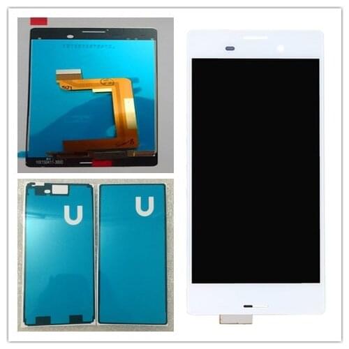 For Sony Xperia M4 aqua LCD Display Touch Screen Digitizer Assembly black or white +glue