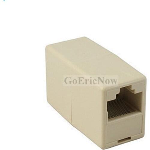 1 pcs Universal RJ45 Cat5 8P8C Socket Connector Coupler For Extension Broadband Ethernet Network LAN Cable Joiner Extender Plug