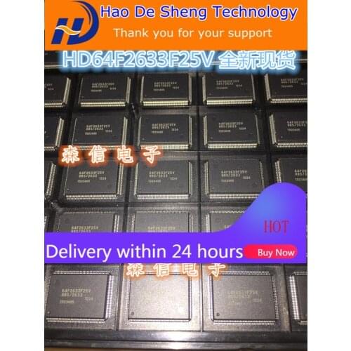 10PCS/LOT HD64F2633F25V OR 64F2633F25V NEW ORIGINAL IN STOCK $308