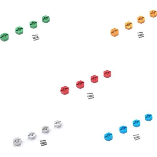 Aluminum Alloy 12mm Combiner Wheel Hub Hex Adapter for Wltoys 104001 1/10 RC Car Upgrade Parts Accessories