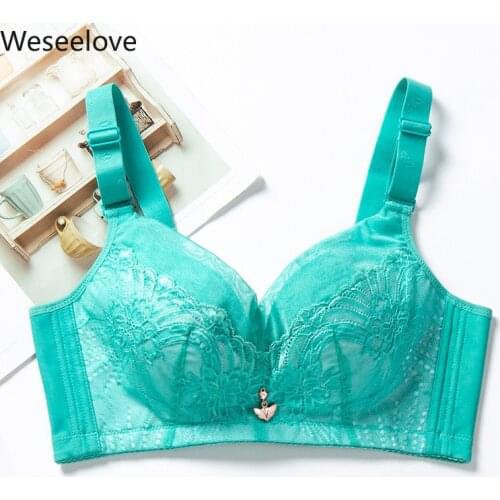 Weseelove Women Sexy Bra 2020 Hot Sell Lingerie Bralette Fashion New Sexy Women Bra Lace Bralette Underwear Lingerie Push Up M07