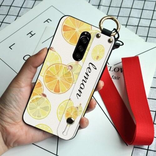 Wrist Strap Case For Sony Xperia 5 2019 XZ4 XZ1 Compact XZ XZ 2 XZ3 Neck Lanyard Back Cover For Xperia 1 10 Plus