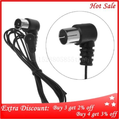 FM Radio Antenna F Adapter 75ohm Unbal Male Connector Indoor Stereo for Yamaha JVC Sony Sherwood Pioneer Oenon Panasonic Onkyo A