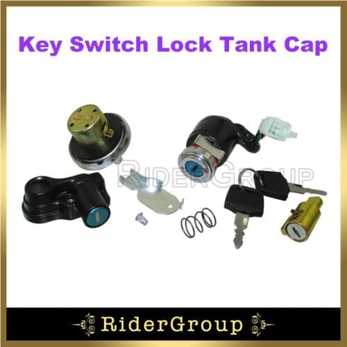 Key Switch Lock Tank Cap For Dax Skyteam 50cc 90cc 125cc ST50 ST125 Parts