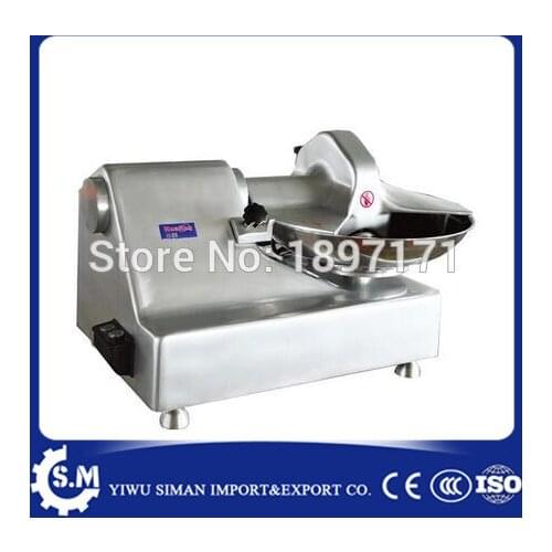 5.5L stainless steel vegetable cutting machine meat food broken stuffing mixer machine automatic mincing chopper maker