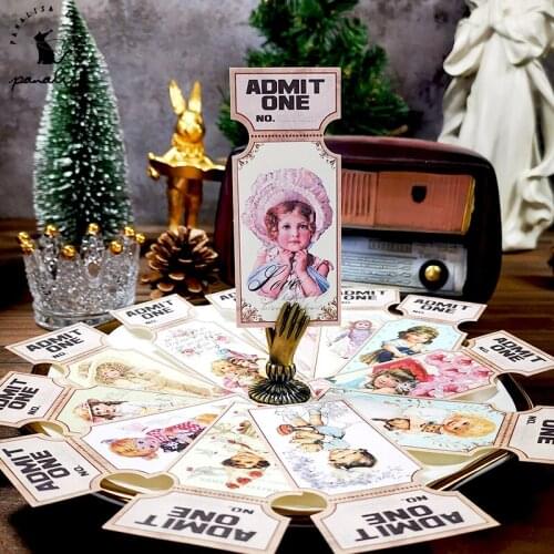 Panalisacraft Angel Doll Tag Stickers Scrapbooking Stickers Decorative Journal Planner Sticker DIY Craft Photo Albums Card Make