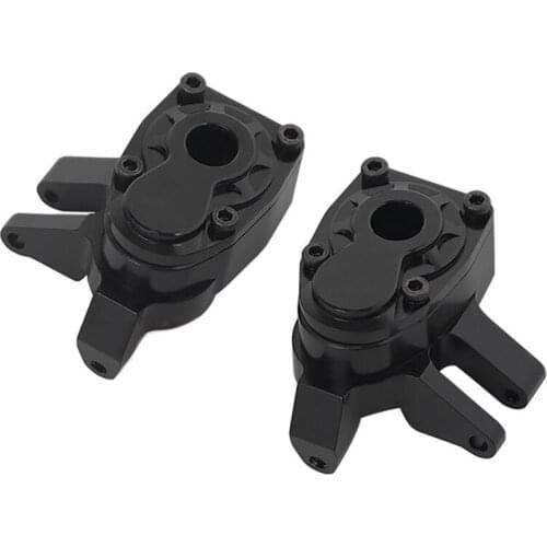 A Pair CNC Aluminium Alloy Front Axle Steering Knuckle Housing for Axial SCX10 III AX103007 Capra 1.9 UTB RC Car Upgrade Parts