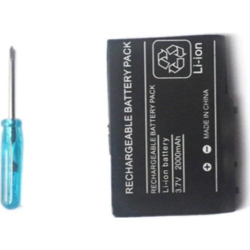 3.7V 2000mAh Rechargeable Lithium-ion Battery with Free Screwdriver Tool Pack Kit for Nintend D SL N DSL NDSLite