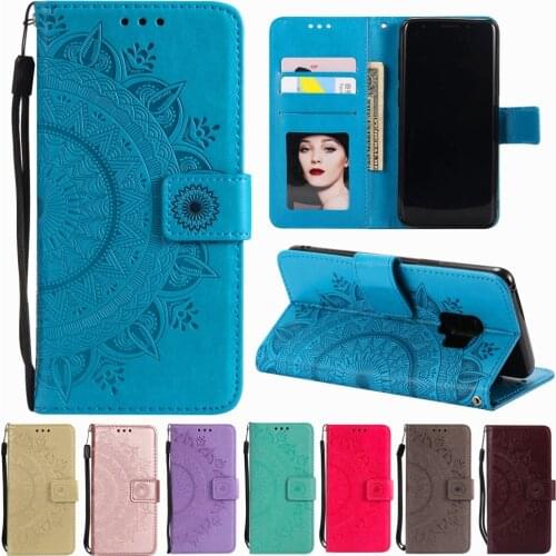 S8 S9 Plus S10 S20 FE S21 Ultra S6 S7 Edge Leather Wallet Case For Samsung Galaxy A12 A21S A30 A40 A52 A51 A71 Flip Stand Cover