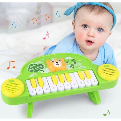 Children Cartoon 10-Key Dual-Mode Electronic Piano Musical Instrument Toy Gift