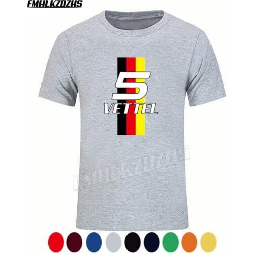Sebastian Vettel Number 5 Mens Ringer T Shirt Formulao 1 Driver Men T-shirt car auto shirt Tshirt RED H125