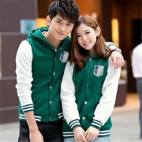 Cosplay Shingeki No Kyojin Attack On Titan Costume Hoodie Jacket casual hoodies Sweat pour les couples T78108