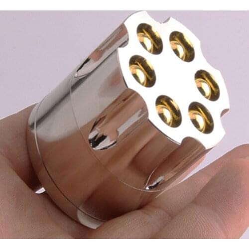 Funny Smoke Grinders Weed Metal Herbal Herb Tobacco Grinder Herb Grinder Cigarette Accessories Bullet Shape Smoking Gadget 40mm