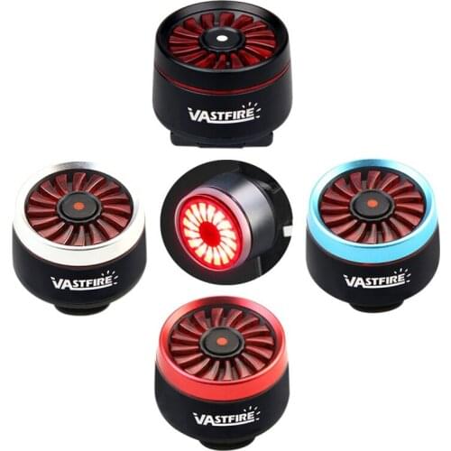 Intelligent Sensor Bicycle Taillight USB Rechargeable Bike Riding Rear Lamp 5 Modes Bike Flashlight with Built-in Battery