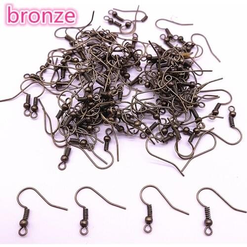 Findings Earring Hook 100PCS(50pair) 20x17mm Earring Clasps Earring Retainers Hooks Hardware DIY Jewelry Making #06