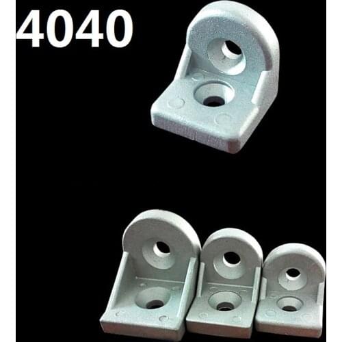10PCS/LOT 4040 Steering angle aluminum at any angle bracket Corner Brackets Profile connection fittings single brackets