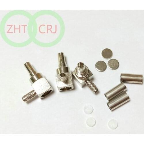 300PCS LOT CRC9 male right angle crimp for RG316 RG174 cable Selling