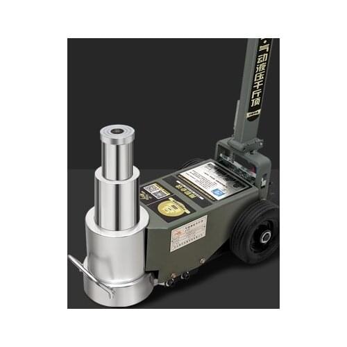 50T-60T Chromium plating pneumatic floor hydraulic jack for truck auto repairing tyre tire wheel lifting air impact jack stand