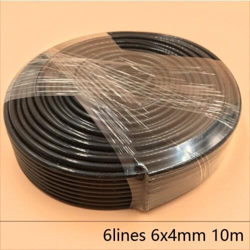 6 Lines UV printer ink tube 6X4MM for Epson Allwin Mimaki Roland Mutoh ink hose 10M/lot Large ink supply ink system