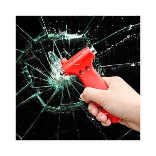 Mini Car Safety Hammer Life Saving Escape Emergency Hammer Seat Belt Cutter Window Glass Breaker Car Rescue Tool Free shipping