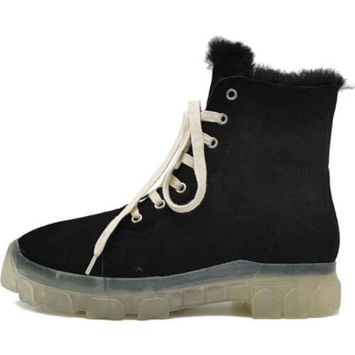 Men Warm Snow Boots Leather with Fur Mens Winter Boots Soft Genuine Leather Shoes Men 12#22/10d50