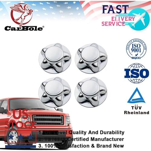 CARBOLE NEW DIAMETER 7" CHROME WHEEL CENTER CAP HUB FOR FORD F150 TRUCK EXPEDITION 1997-2004 & F-150 HERITAG 2004