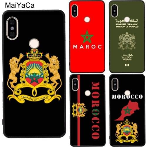 Morocco Flag Coat Of Arms For POCO F2 Pro F1 X3 Case For Redmi Note 9 Pro 7 8 8T 9S 9A 9C For Mi A3 Note 10 Lite
